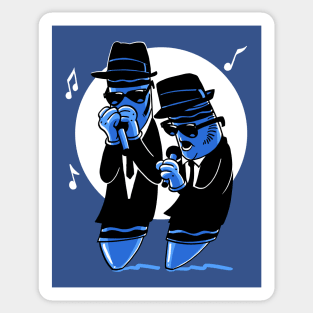 Blue Bros Sticker